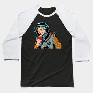 Astronaut girl Baseball T-Shirt